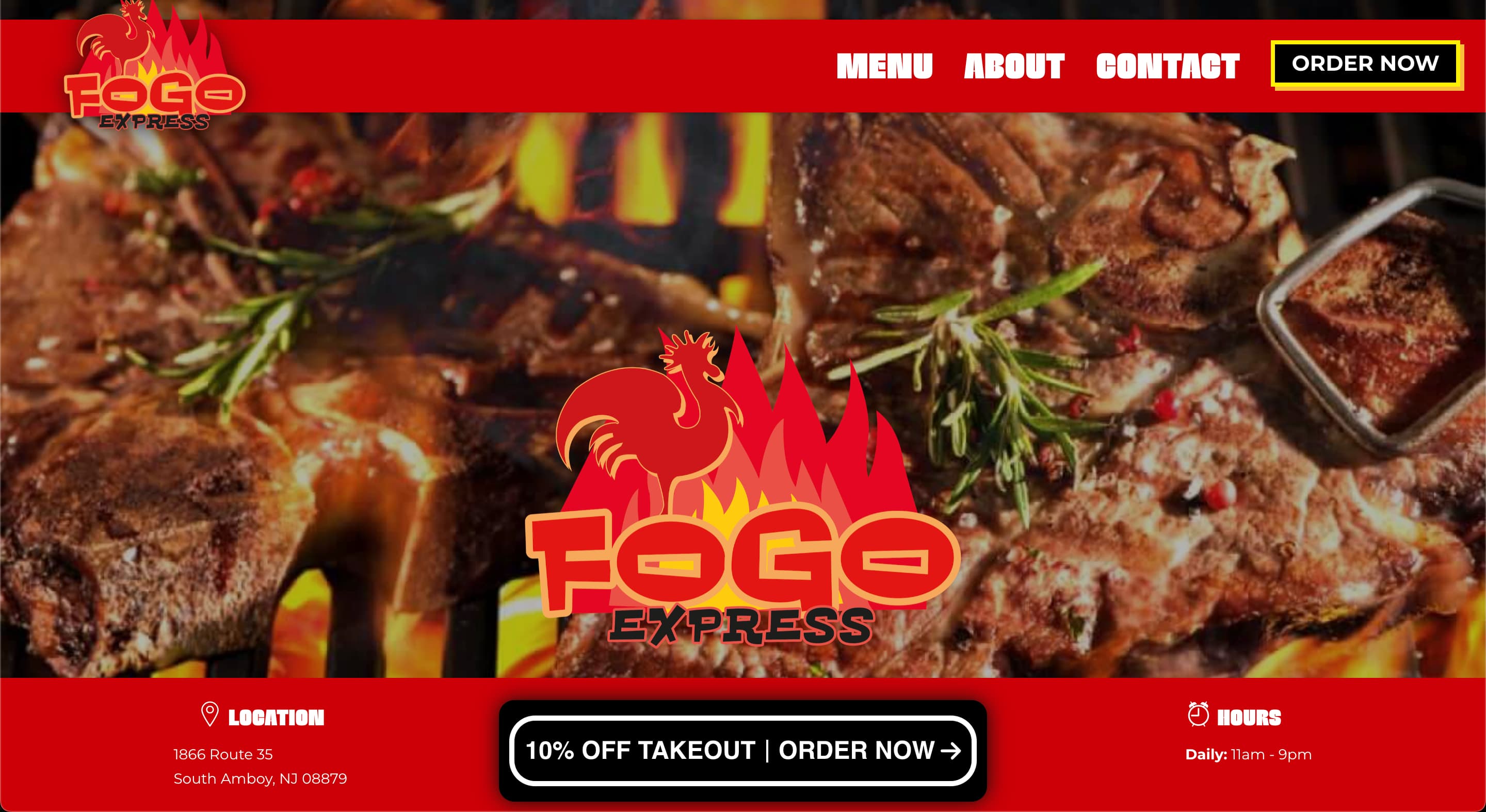 Fogo Express website preview